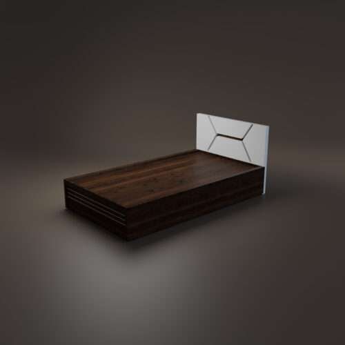 bed-v4 Engineered Wood Storage Queen Bed with 4" Premium Queen Mattress